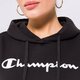 Női pulóver CHAMPION PULÓVER KAPUCNIS HOODED SWEATSHIRT 115687kk001 szín: fekete