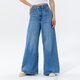 Női nadrágok LEVI'S NADRÁG XL FLOOD a4020-0003 szín: sötétkék