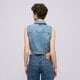 Női mellények LEVI'S MELLÉNY XS VEST WAISTBAND MED INDIGO a7437-0000 szín: kék