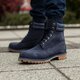 Férfi téli cipők TIMBERLAND 6 IN DOUBLE COLLAR BOOT a159l szín: sötétkék