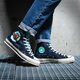 Férfi sportcipők CONVERSE CHUCK 70 UNITY FLORAL PRINT 172824c szín: fekete