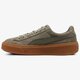 Női sportcipők PUMA SUEDE PLATFORM BUBBLE WN'S 36643903 szín: khaki