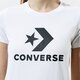 Női póló CONVERSE PÓLÓ STAR CHEVRON TEE 10018569-a01 szín: fehér