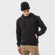 Férfi pulóver ADIDAS PULÓVER KAPUCNIS TREFOIL LINEAR LABEL HOODIE hm2655 szín: fekete