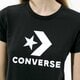 Női póló CONVERSE PÓLÓ STAR CHEVRON TEE 10018569-a02 szín: fekete