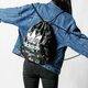 Női tornazsák ADIDAS ZSÁK GYMSACK ed5887 szín: multicolor