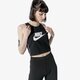 Női póló NIKE TOP W NSW HRTG TANK ar2327-010 szín: fekete