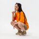 Női póló ADIDAS ESSENTIAL TREFOIL BOYFRIEND PÓLÓ hf7476 szín: narancssárga