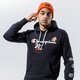 Férfi pulóver CHAMPION PULÓVER KAPUCNIS HOODED SWEATSHIRT 216868kk001 szín: fekete