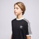 Gyerek póló ADIDAS PÓLÓ 3STRIPES TEE ix7626 szín: fekete