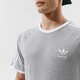 Férfi póló ADIDAS PÓLÓ 3-STRIPES TEE gn3493 szín: szürke