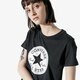 Női póló CONVERSE PÓLÓ SS SEASONAL CHUCK PATCH PALM FILL TEE 10017791-a01 szín: fekete