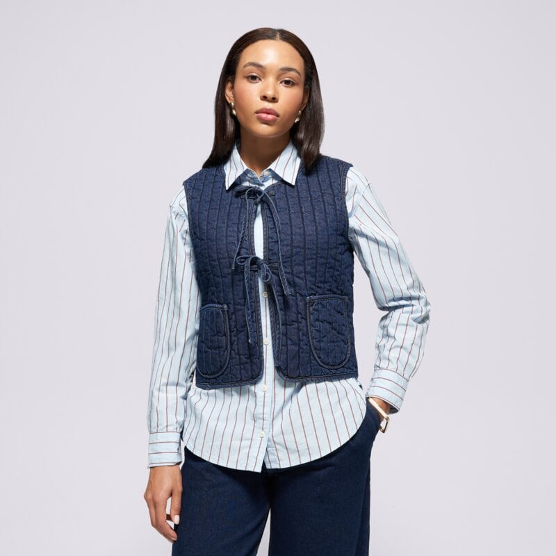 LEVI'S UJJATLAN PULÓVER LOTTIE LINER   VEST DARK INDIGO FLAT