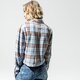 Női póló VANS ING WM BOX CAR II FLANNEL ZEN BLUE vn0a4cwvvby1 szín: multicolor