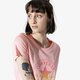 Női póló CONVERSE PÓLÓ SS CONVERSE OMBRE CP CREW TEE 10017088-a03 szín: rózsaszín