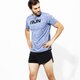 Férfi póló UNDER ARMOUR PÓLÓ SS RUN FRONT GRAPHIC SS 1316844-574 szín: kék