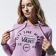 Női pulóver VANS PULÓVER KAPUCNIS ATTENDANCE HOODIE vn0a47tezus1 szín: rózsaszín