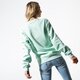 Női pulóver FILA PULÓVER PURE HOODY 681091a204 szín: zöld