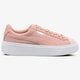 Női sportcipők PUMA SUEDE PLATFORM PEBBLE WN'S 36546401 szín: rózsaszín