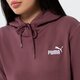 Női pulóver PUMA PULÓVER KAPUCNIS ESS+ EMBROIDERY HOODIE FL 670004 75 szín: bordó
