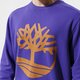 Férfi pulóver TIMBERLAND PULÓVER YC CORE TREE LOGO CREW NECK SWEATSHIRT tb0a2bj8cc61 szín: lila