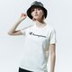 Női póló CHAMPION PÓLÓ CREWNECK PÓLÓ 113223ww005 szín: bézs