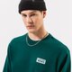 Férfi pulóver VANS PULÓVER FOUNDATION MINI LOGO CREW vn0007fpbks szín: zöld