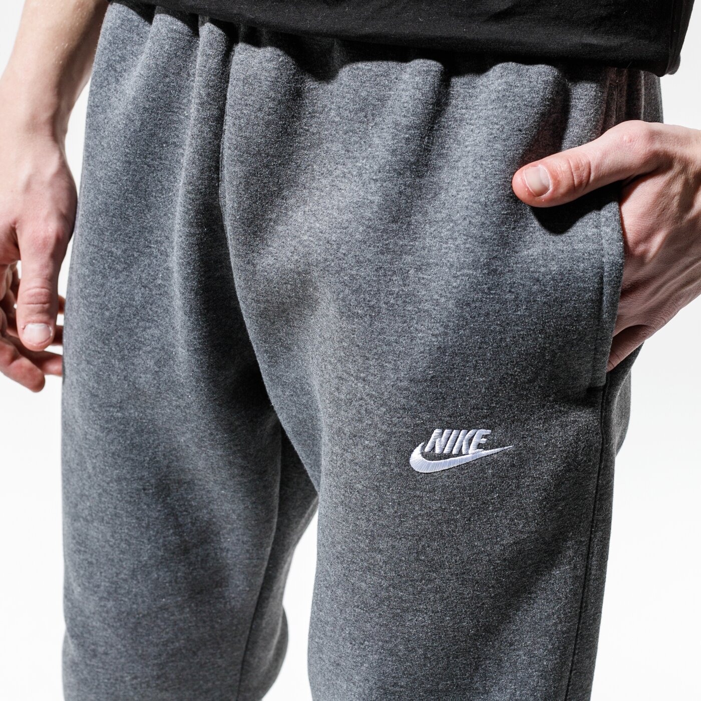 Férfi nadrágok NIKE NADRÁG SPORTSWEAR CLUB FLEECE bv2671-071 szín: szürke