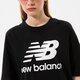 Női póló NEW BALANCE PÓLÓ ESSENTIALS STACKED LOGO wt03519bk szín: fekete