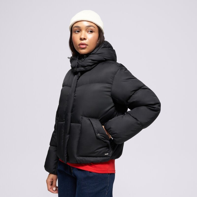 LEVI'S KABÁT TÉLI WESTERN BUBBLE SHORTIE BLACK