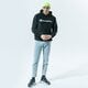 Férfi pulóver CHAMPION POLÁR HOODED TOP 214973kk001 szín: fekete