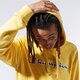 Férfi pulóver CHAMPION PULÓVER KAPUCNIS LOGO HOODY 215496ys001 szín: sárga
