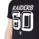 Férfi póló NEW ERA TRIKÓ NFL 3D NUMBER TEE OAK RAIDERS BLK 11372509 szín: fekete