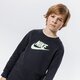 Gyerek pulóver NIKE PULÓVER SPORTSWEAR CLUB FLEECE BOY cv9297-013 szín: fekete
