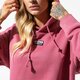 Női pulóver ADIDAS PULÓVER VOCAL CROP HOOD ej8539 szín: rózsaszín