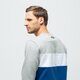 Férfi pulóver TIMBERLAND PULÓVER CUT &   SEW LINEAL LOGO SWEATSHIRT tb0a1o9ux361 szín: szürke