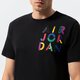 Férfi póló JORDAN PÓLÓ M J BRAND GFX SS CREW 4 dm3078-010 szín: fekete