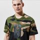 Férfi póló ADIDAS PÓLÓ CAMO AOP TONGUE gn1863 szín: khaki