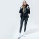 Női télikabát CHAMPION KABÁT HOODED POLYFILLED JACKET REGULAR 113424kk001 szín: fekete