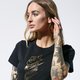 Női póló NIKE PÓLÓ W NSW TEE STMT SHINE cd7427-010 szín: fekete