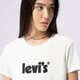 Női póló LEVI'S PÓLÓ GRAPHIC TEES 17369-1755 szín: fehér