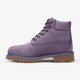 Gyerek téli cipők TIMBERLAND PREMIUM 6 INCH WP BOOT  a1ocr szín: lila