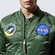 Férfi télikabát ALPHA INDUSTRIES KABÁT TÉLI MA-1 VF NASA 16610701 szín: zöld