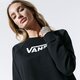 Női pulóver VANS PULÓVER FLYING V BOXY vn0a4bd6blk1 szín: fekete