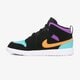 Gyerek sportcipők JORDAN 1 MID ALT  ar6351-083 szín: fekete