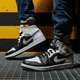 Férfi sportcipők AIR JORDAN 1 MID  554724-073 szín: szürke