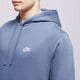 Férfi pulóver NIKE PULÓVER KAPUCNIS SPORTSWEAR CLUB FLEECE bv2654-491 szín: kék