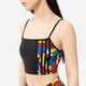 Női póló ADIDAS CROP TOP hc4465 szín: fekete