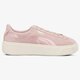 Női sportcipők PUMA SUEDE PLATFORM SATIN 36582803 szín: rózsaszín