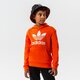 Gyerek pulóver ADIDAS PULÓVER KAPUCNIS TREFOIL HOODIE BOY hk0273 szín: narancssárga